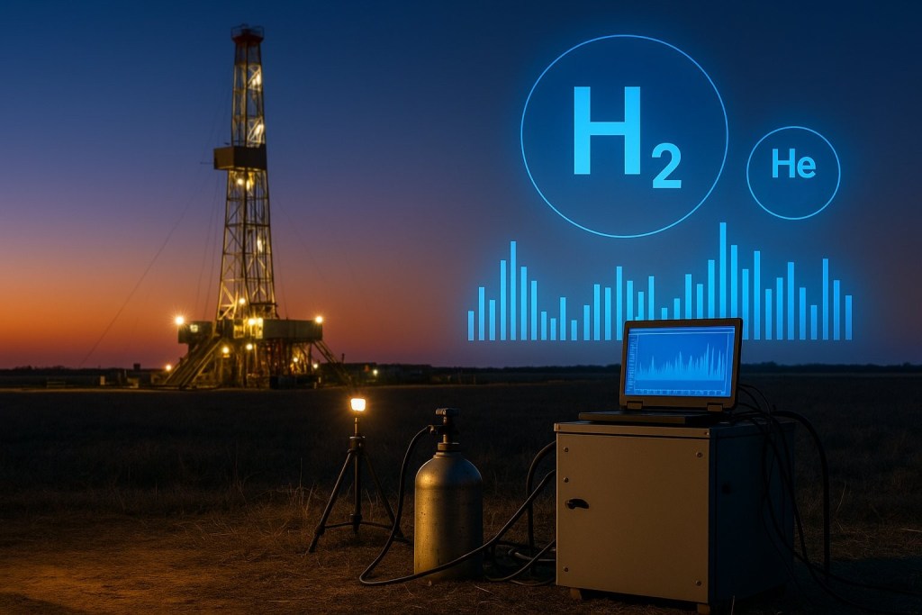 HyTerra (ASX: HYT) reports flowing hydrogen and helium gas shows from its McCoy 1 well in Kansas, confirming natural gas presence and planning a 2026 production test to assess commercial potential.